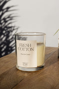 Load image into Gallery viewer, 30 Hour Fresh Cotton Medium Candle