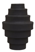 Load image into Gallery viewer, Fabia Black Large Step Design Vase