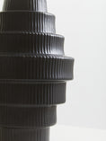 Load image into Gallery viewer, Fabia Black Large Step Design Vase