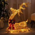 Load image into Gallery viewer, Large sitting light up reindeer