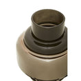 Load image into Gallery viewer, Cayden Small Smoked Black And Silver Vase