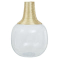 Load image into Gallery viewer, Glynn Glass And Gold Large Vase
