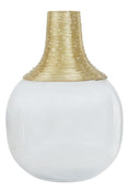 Load image into Gallery viewer, Glynn Glass And Gold Small Vase
