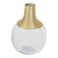 Load image into Gallery viewer, Glynn Glass And Gold Small Vase