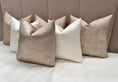 Load image into Gallery viewer, The Luxury Taupe Carioca Bed Cushion Set