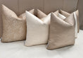 Load image into Gallery viewer, The Luxury Taupe Carioca Bed Cushion Set