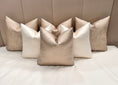 Load image into Gallery viewer, The Luxury Taupe Carioca Bed Cushion Set