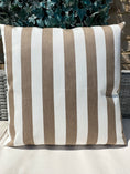 Load image into Gallery viewer, The Couture Cushion - The Outdoor Beige Stripe - Style No. 72