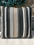 Load image into Gallery viewer, The Couture Cushion - The Outdoor Beige Multi Stripe - Style No. 121