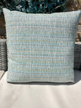 Load image into Gallery viewer, The Couture Cushion - The Outdoor Blue Jacquard - Style No. 123