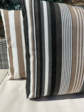 Load image into Gallery viewer, The Couture Cushion - The Outdoor Beige Multi Stripe - Style No. 121