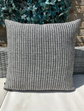 Load image into Gallery viewer, The Outdoor Beige Black Jacquard - 20" x 20"