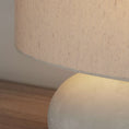 Load image into Gallery viewer, Eveline Grey Ceramic Table Lamp