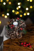 Load image into Gallery viewer, Christmas Tea Light Candle Holder Decoration