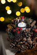 Load image into Gallery viewer, Christmas Tea Light Candle Holder Decoration