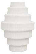 Load image into Gallery viewer, Fabia White Large Step Design Vase
