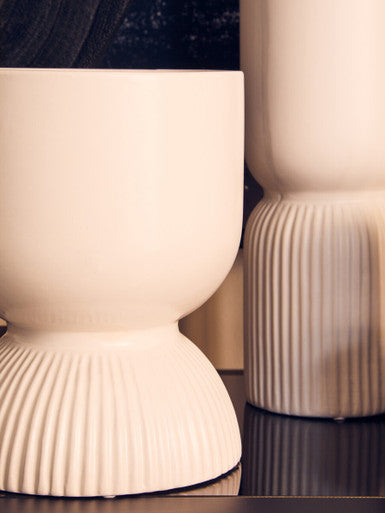 Fia White Vase