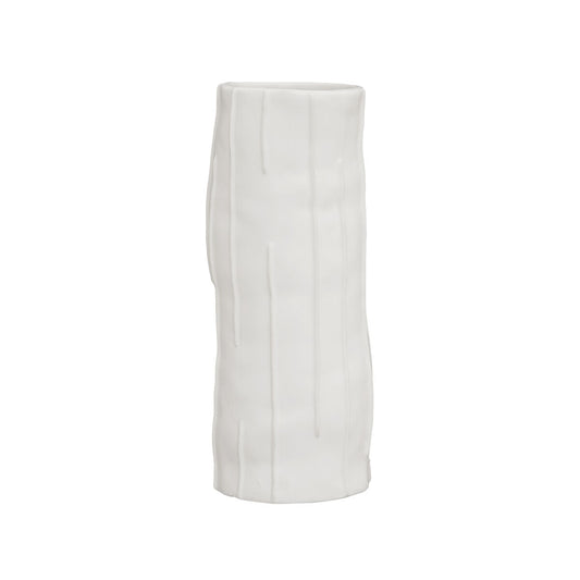 Fara White Small Vase
