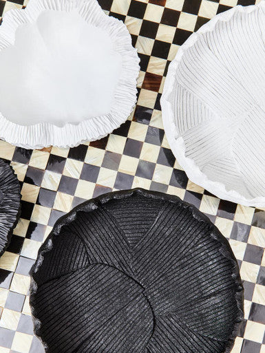 Broc White Textured Bowl
