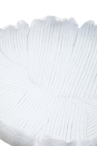 Broc White Textured Bowl