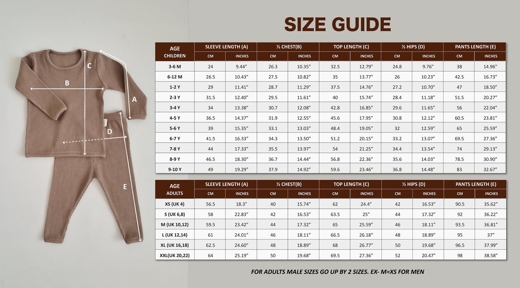 Christmas Festive Bear Lounge Set