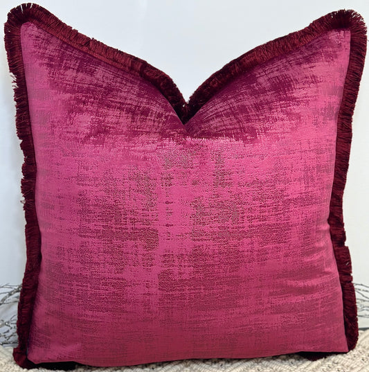 The Berry Dolce fringed in Rouge - Style No. 81