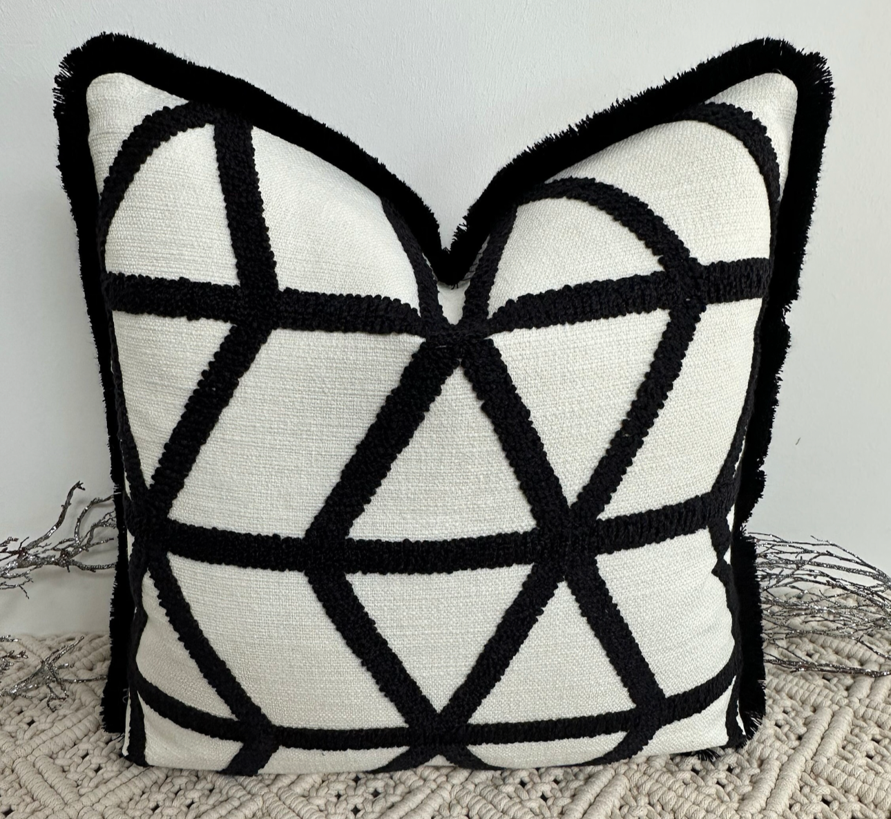 The Black Geo - 12” x 18”