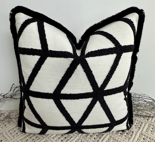 The Black Geo - 12” x 18”