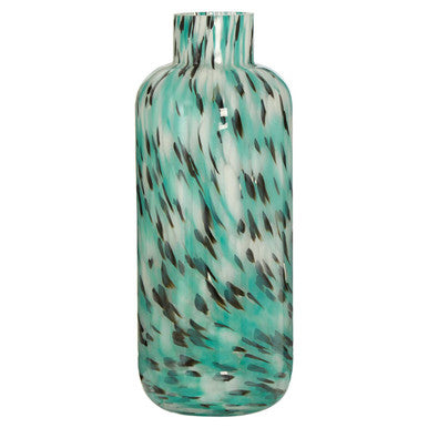 Calla Large Turquoise Speckle Vase