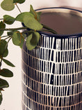 Load image into Gallery viewer, Jada Large Striped Vase
