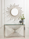 Load image into Gallery viewer, Cayden Small Smoked Black And Silver Vase
