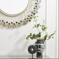 Load image into Gallery viewer, Cayden Small Smoked Black And Silver Vase
