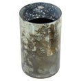 Load image into Gallery viewer, Gaia Medium Glass Vase in Metallic Antique Finish
