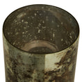 Load image into Gallery viewer, Gaia Medium Glass Vase in Metallic Antique Finish
