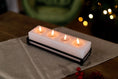 Load image into Gallery viewer, 4 Wick LED Christmas Table Candle Block
