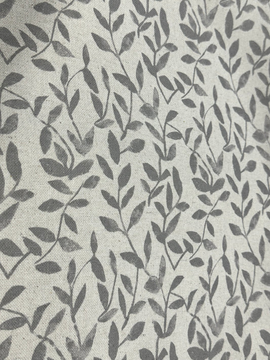 The Grey Linen Floral  - 20" x 20"