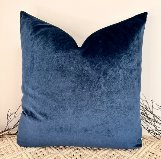 The Navy Dense Velvet - 12" x 18"