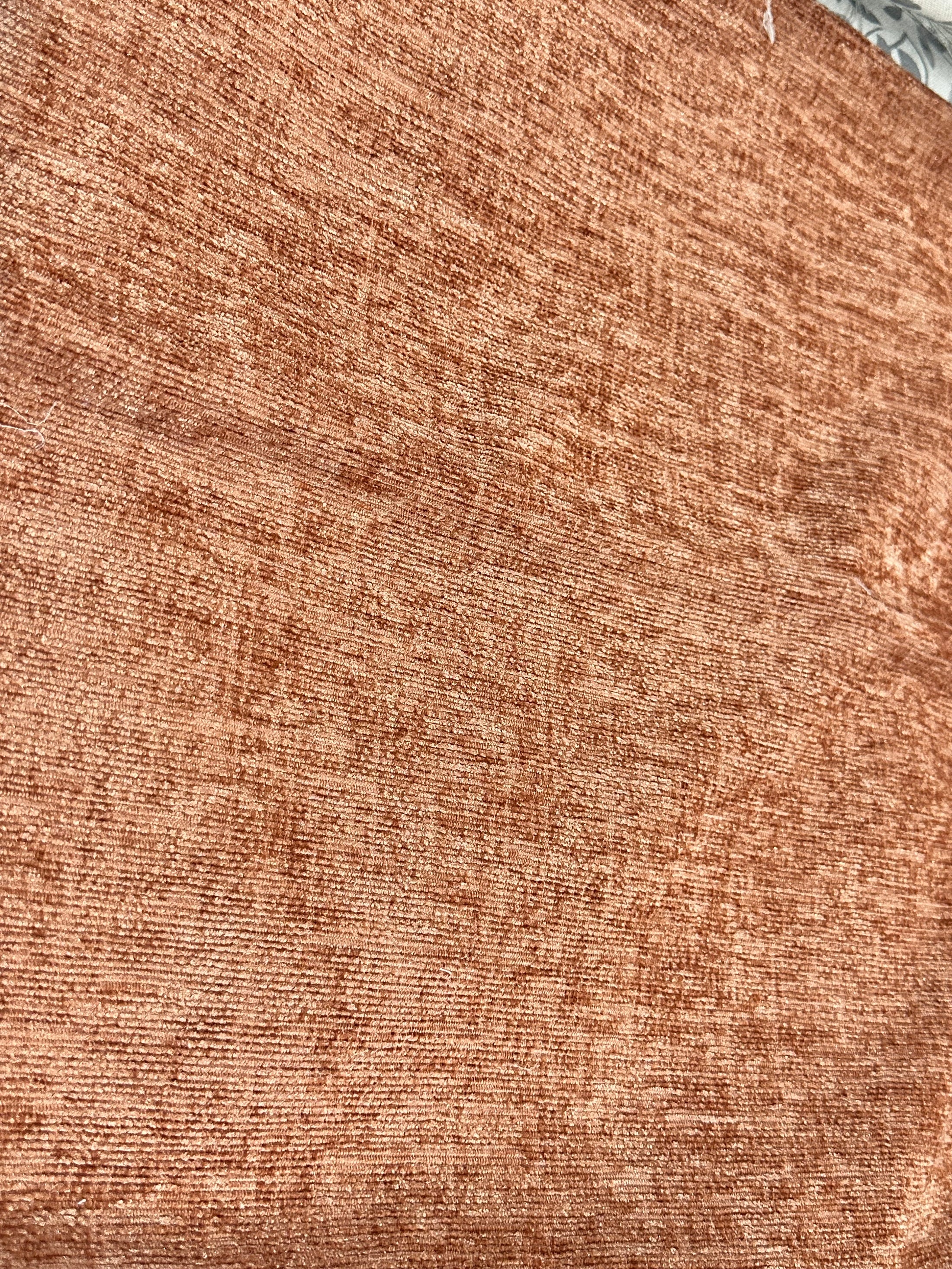 The Burnt Orange Chenille - 20" x 20"