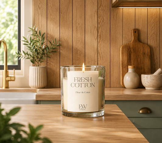 30 Hour Fresh Cotton Medium Candle