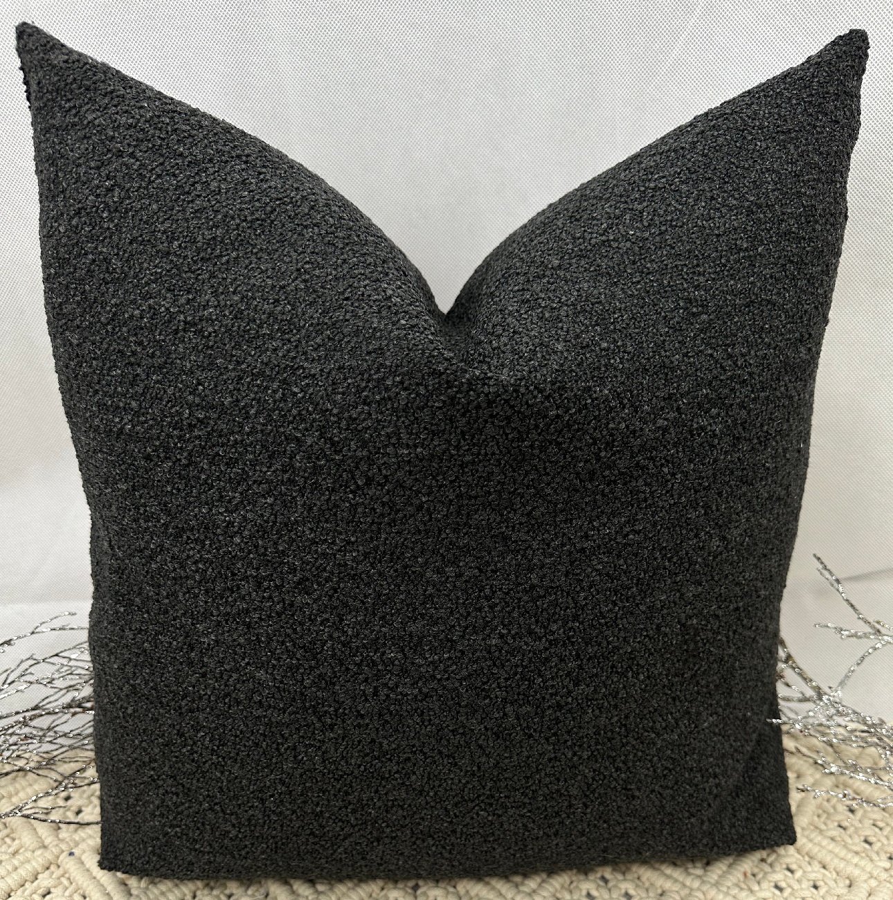 The Black Boucle - 12" x 18"