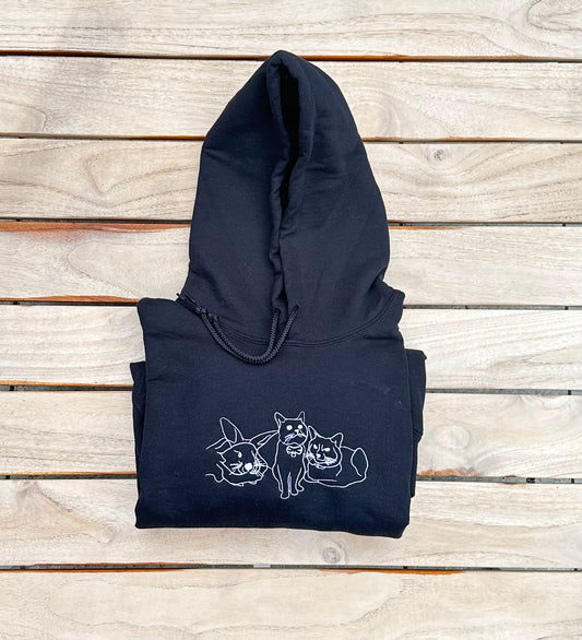 The Couture Embroidered Pet Hoodie