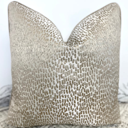 The Taupe Carioca Piped in Bronze - Style No. 41