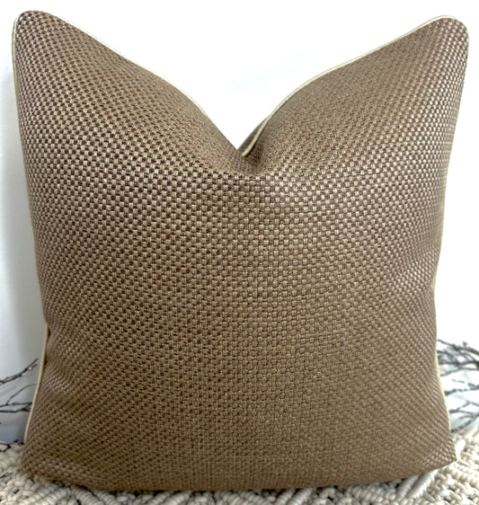 The Taupe Elie Piped In Light Gold - Style No. 205