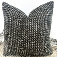 Load image into Gallery viewer, The Navy Woven and ROMO Velvet Cushion - 16” x 16”
