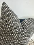 Load image into Gallery viewer, The Navy Woven and ROMO Velvet Cushion - 16” x 16”
