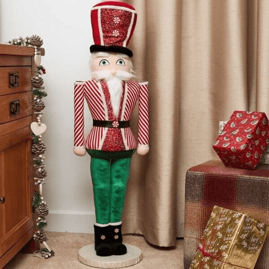Christmas Plush Nutcracker Large Ornament