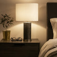 Load image into Gallery viewer, Marcelline Grey Table Lamp
