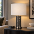 Load image into Gallery viewer, Marcelline Grey Table Lamp
