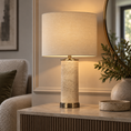 Load image into Gallery viewer, Marcelline Taupe Table Lamp
