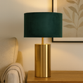 Load image into Gallery viewer, Ziva Large Dark Green Touch Table Lamp
